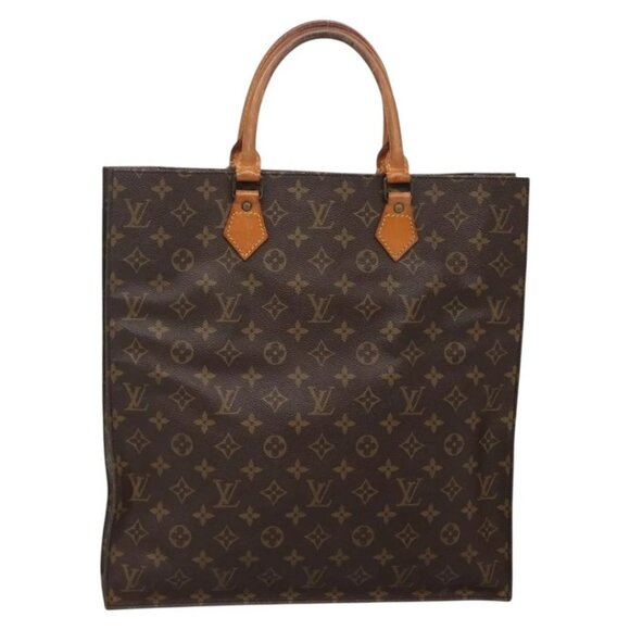 LOUIS VUITTON Monogram Sac Plat Hand Bag M51140 LV Auth 142198 - Picture 2 of 16